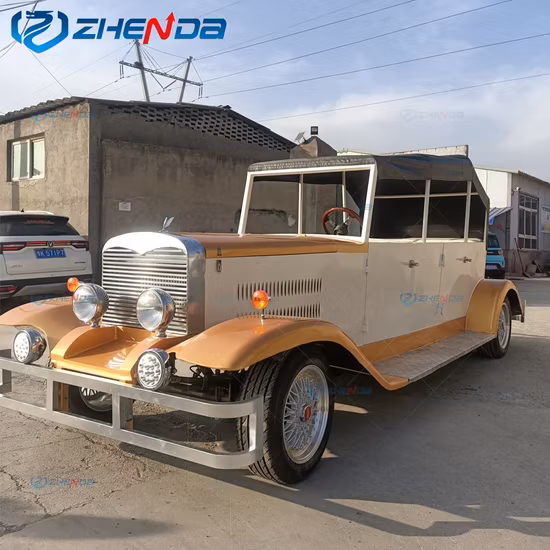 Autobús Retro clásico eléctrico/coche antiguo eléctrico con neumático de vacío